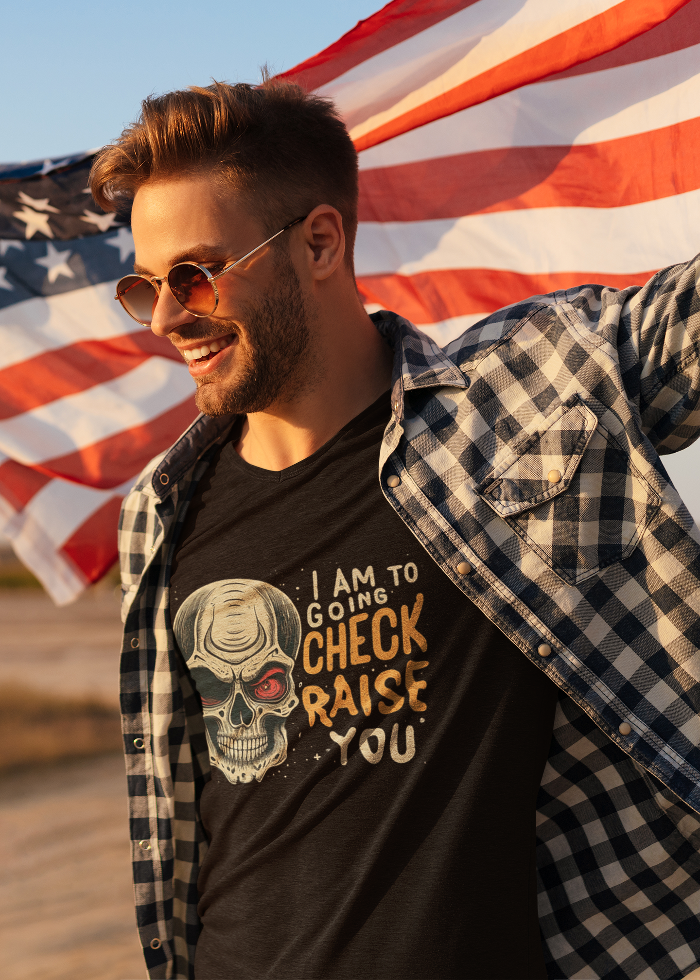 PokerRoomThreads.com - "I Am Going To Check-Raise You" T-Shirt (unisex black)
"I Am Going To Check-Raise You" T-Shirt - Poker Gift (unisex black)